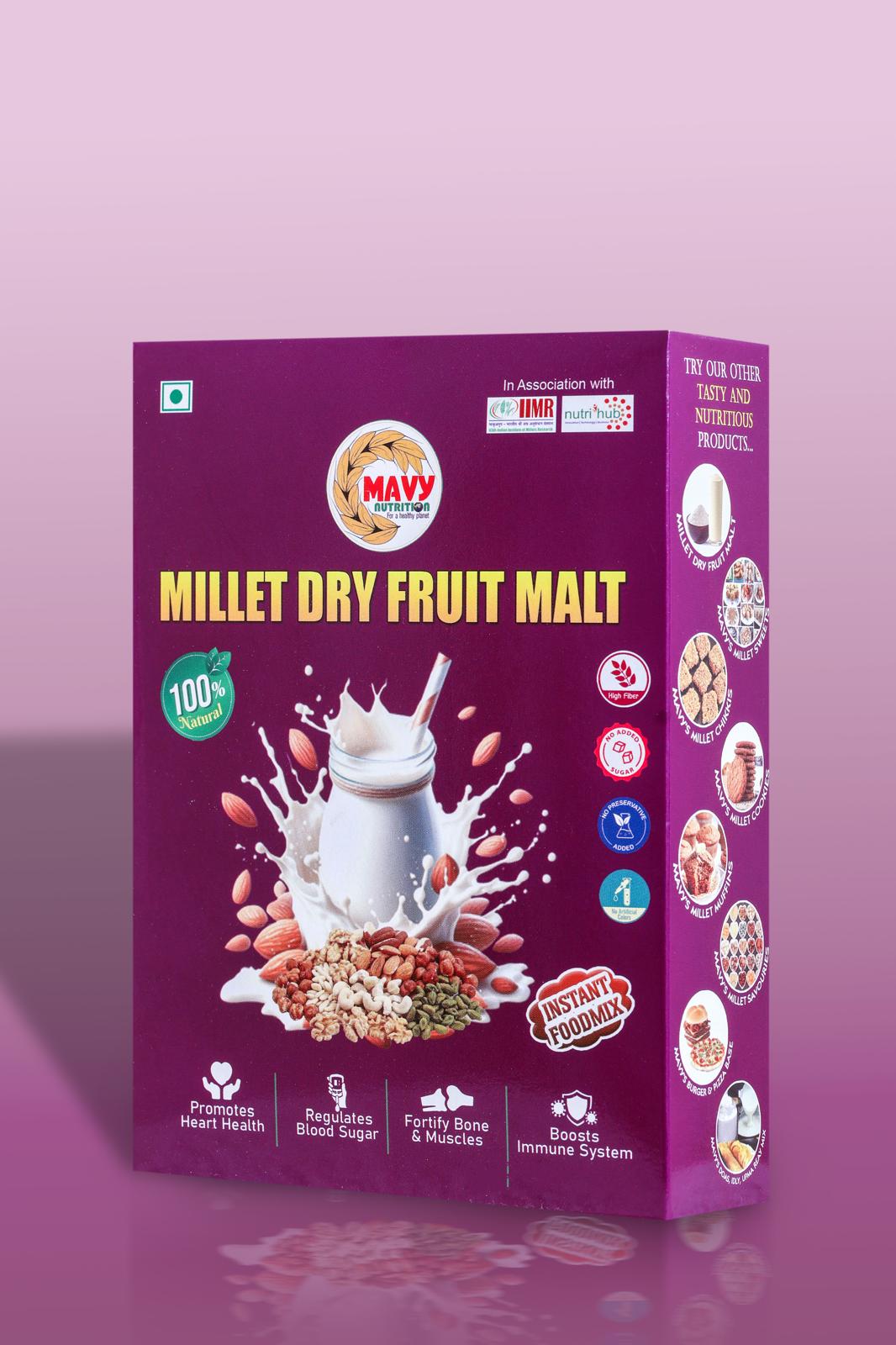 Millet Dry Fruit Malt – Instant Energy, Daily Nutrition